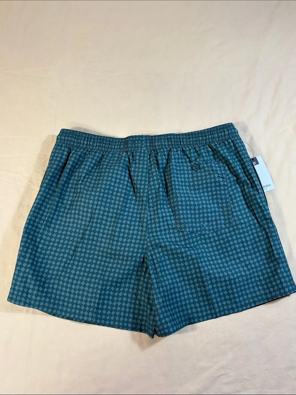 Goodfellow & Co NWT Men's Green Diamond Checkered 5